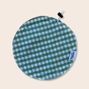 Lime Gingham Cheese Cover