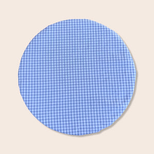 Blue Gingham Salad Bowl Cover