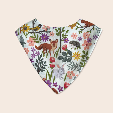 Floral Woodland Dribble Bib